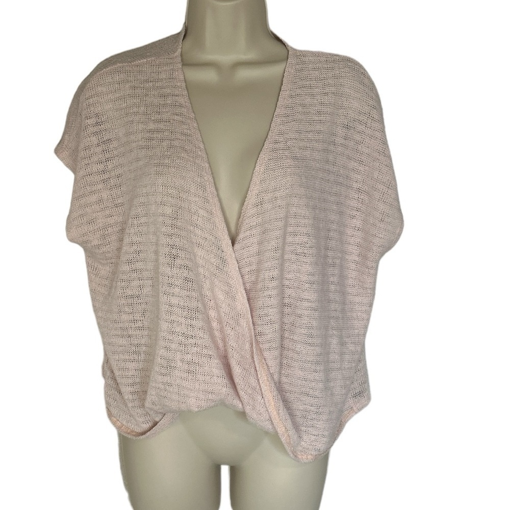 Sadie and Sage women’s lightweight, pink, sleeveless sweater size S